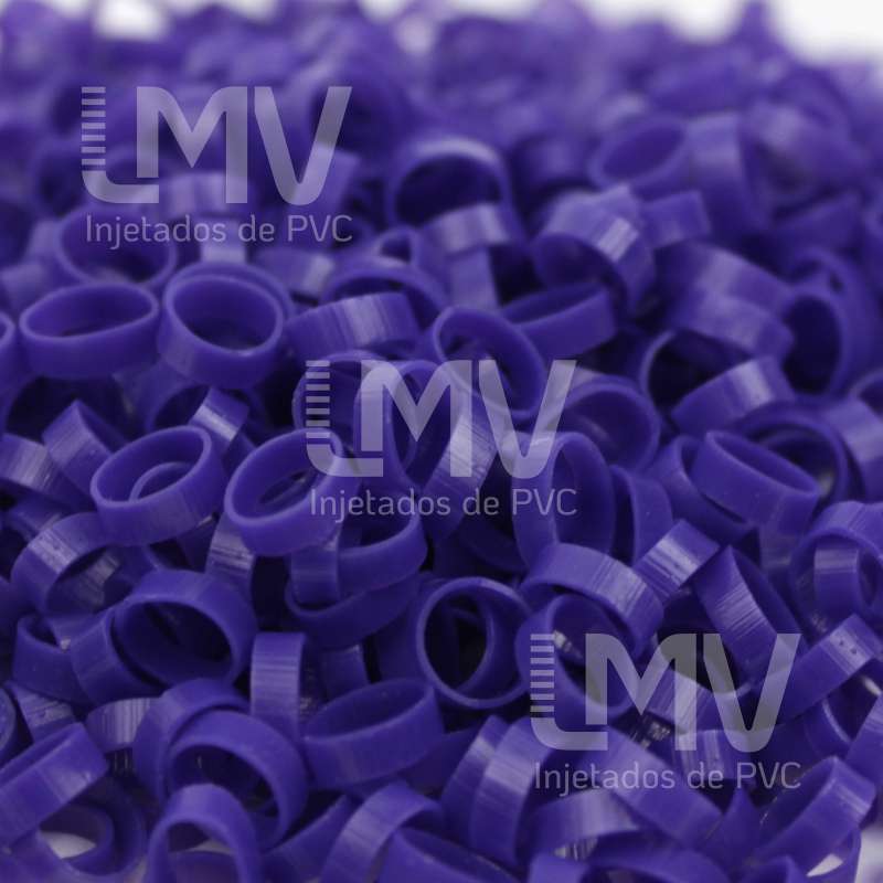 LMV - Anilhas de PVC Roxa LMV - Anilhas de PVC Roxa