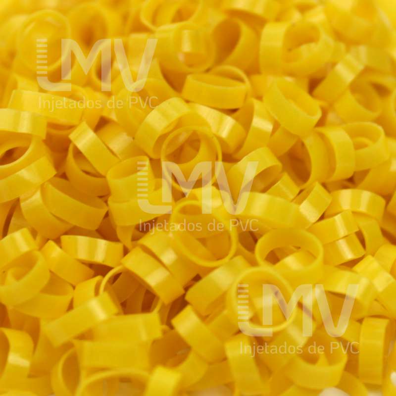 LMV - Anilhas de PVC Amarela LMV - Anilhas de PVC Amarela