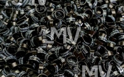 LMV - Anilhas de PVC - Cliente: Periquito - Preta