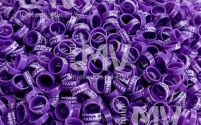 LMV - Anilhas de PVC - Cliente: Savanna - Roxo