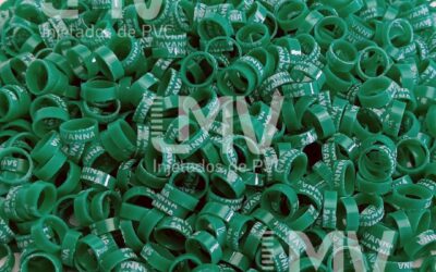 LMV - Anilhas de PVC - Cliente: Savanna - Verde