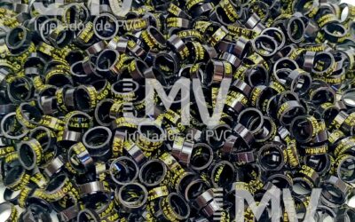 LMV - Anilhas de PVC - Cliente: Bão Tamém - Preto