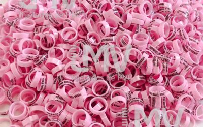 LMV - Anilhas de PVC - Cliente: Terra Tombada - Rosa